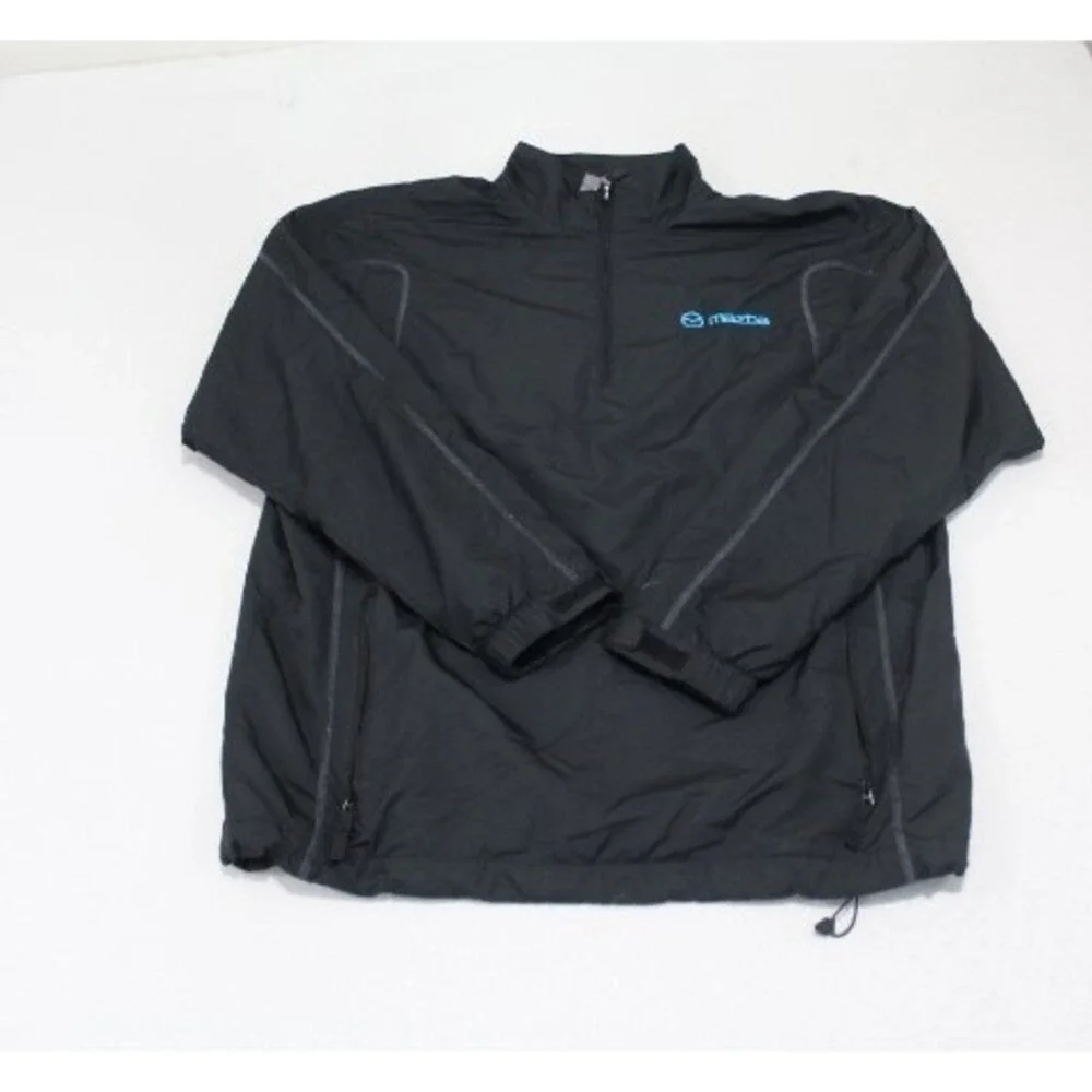 Nike Golf Jacket Men Black Mock Neck Dr Fit Size Medium